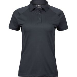 Tee Jays Womens/Ladies Luxury Sport Polo Shirt / Dark Grey